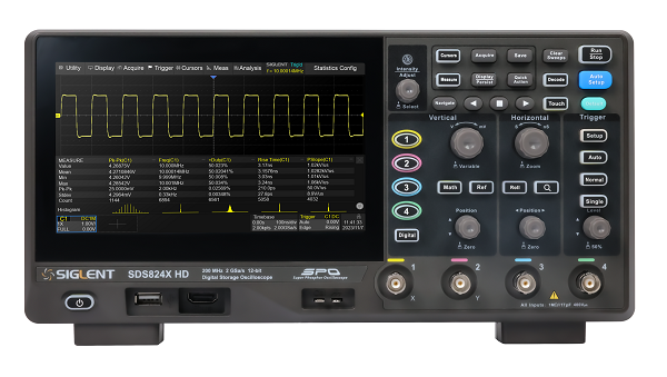 SDS814X HD 12Bit 2GSA 100MHz 4CH DSO