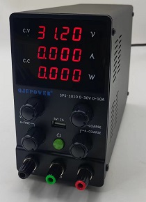 Labornetzgert 1x 0-30V / 0-10A / 5V 2A USB